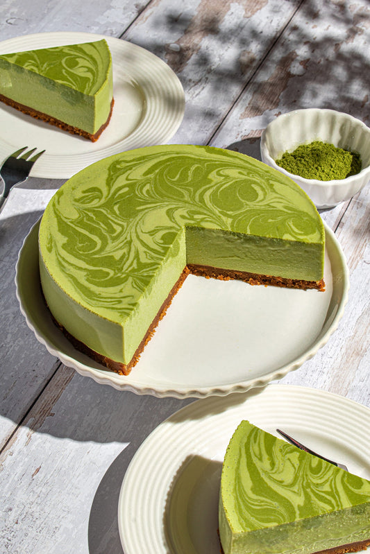 Krémes Matcha Sajttorta – Egy Japán Csavar a Klasszikus Kedvencben