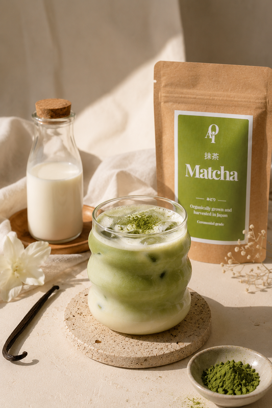 🌿 Vaníliás Matcha Latte