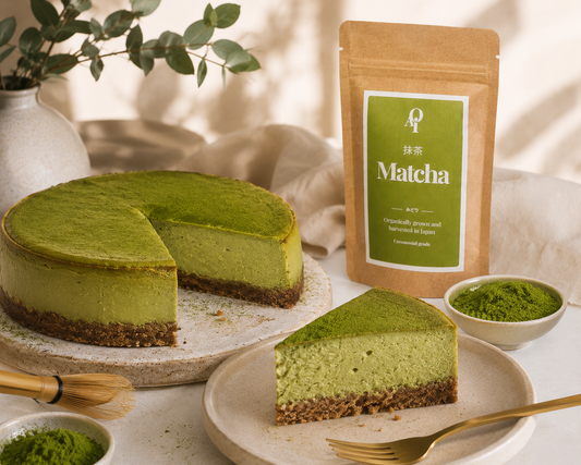 Matcha Cheesecake Recept