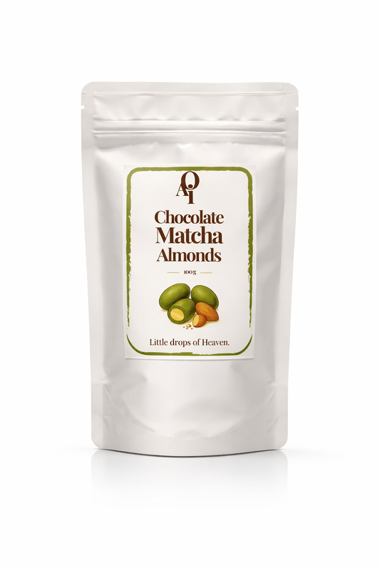 AOI Chocolate Matcha Almonds - 100g