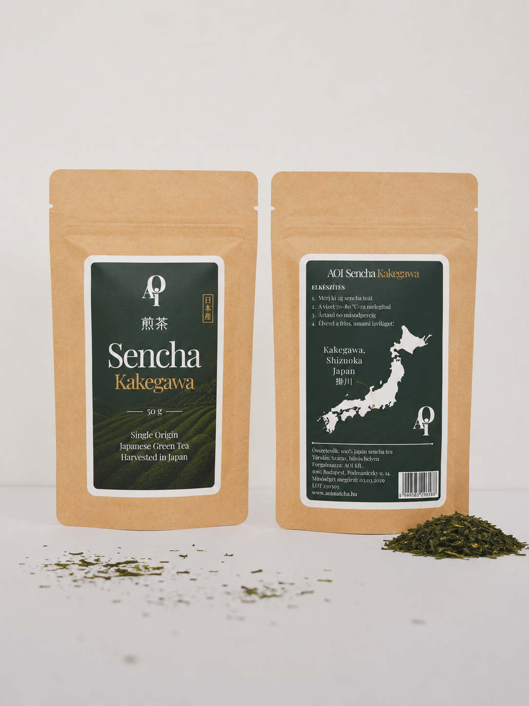 AOI Sencha Japán zöld tea 2