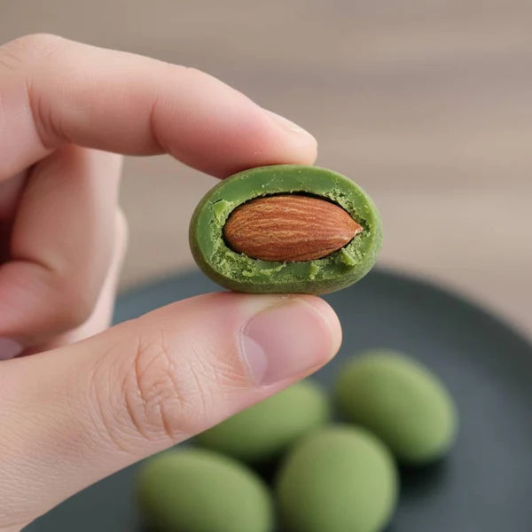 AOI Chocolate Matcha Almonds - 100g